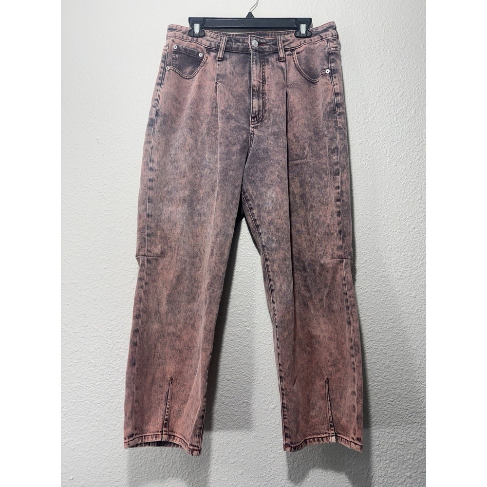 Pilcro Anthropologie Pants 32 Womens Distressed Boho Baggy Crop Hippie Peasant